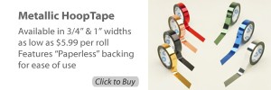 picture of metallic tapes for hooptape.com