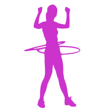 Hula Hooping 30 minutes = 500 Crunches!